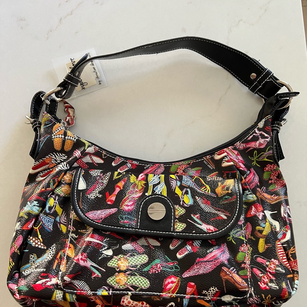 Sydney Love Black Shoulder Bag with Tags